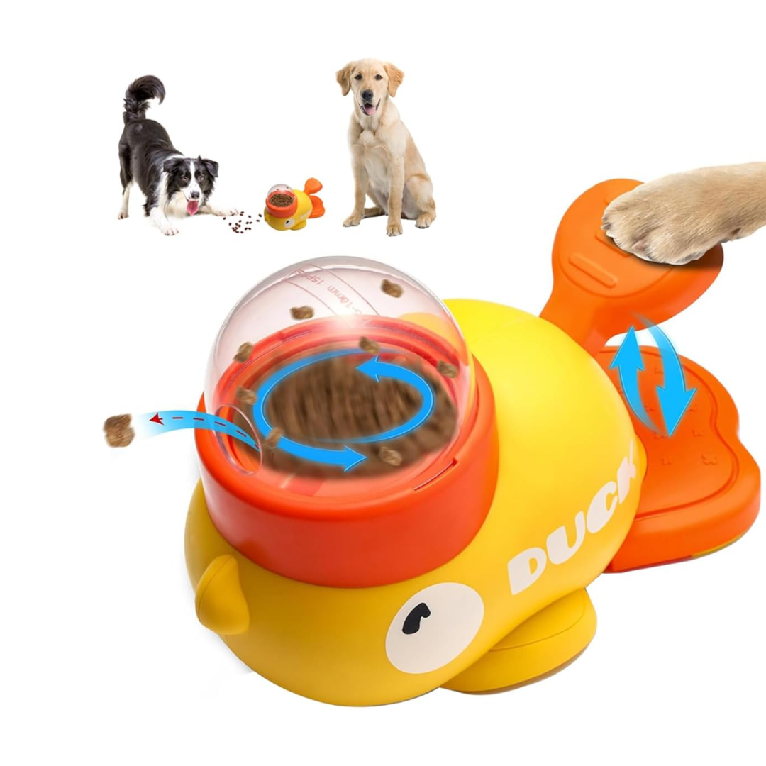 Alimentador Patinho Interativo para Cães