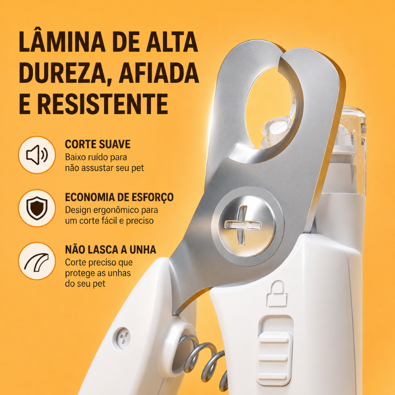 Aparador de Pelos e Cortador de Unhas Pet