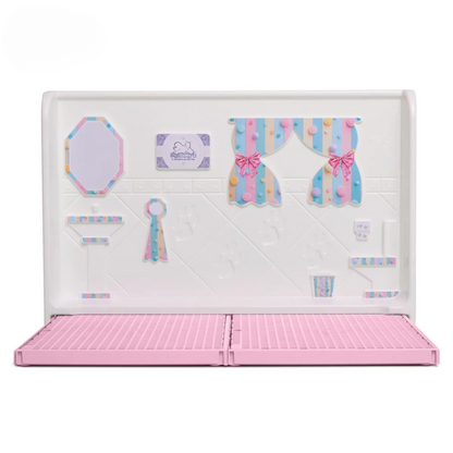 KIT SANITARIO PIPI DOLLYS   CANDY COLOR ROSA