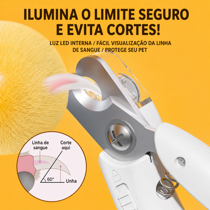 Aparador de Pelos e Cortador de Unhas Pet
