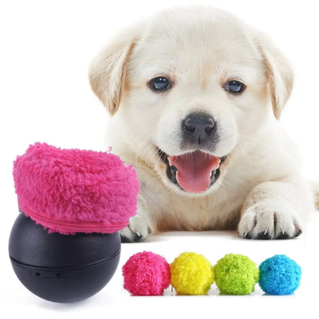 Brinquedo Bolinha Interativa com Capa para Cães