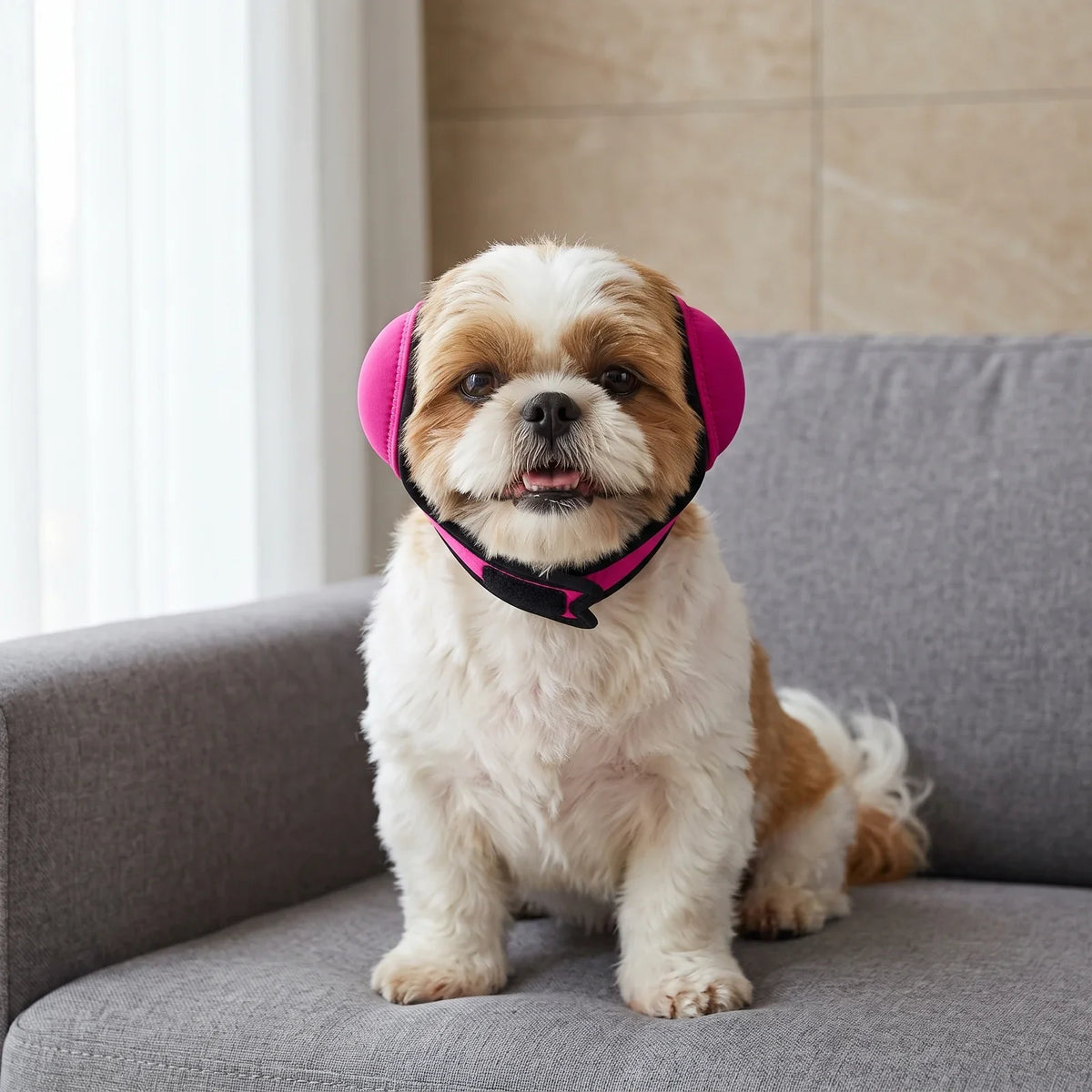 Protetor de Orelha para Cachorro Antirruído - CalmaTotal™ Petuu