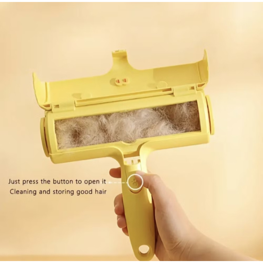 Rolo Removedor Pelos Amarelo