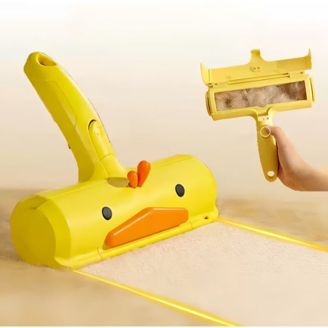 Rolo Removedor Pelos Amarelo