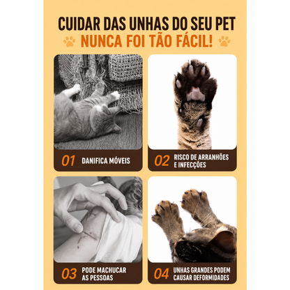Aparador de Pelos e Cortador de Unhas Pet