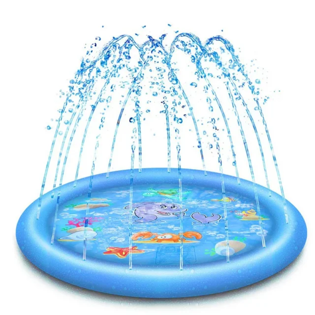 Piscina Inflável com Chafariz para Pets