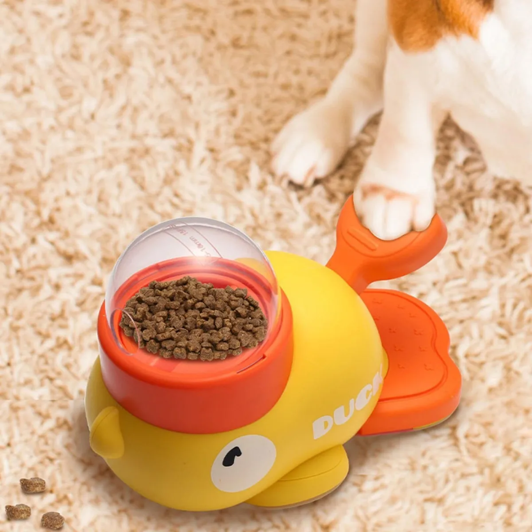 Alimentador Patinho Interativo para Cães